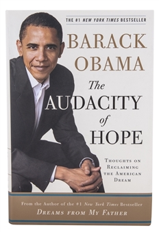 President Barack Obama & Michelle Obama Dual Signed "The Audacity of Hope" Hardcover Book (JSA)
